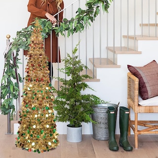 Foto 6 | Árbol de Navidad Macting de 1.5 m con Luces - Venta Internacional