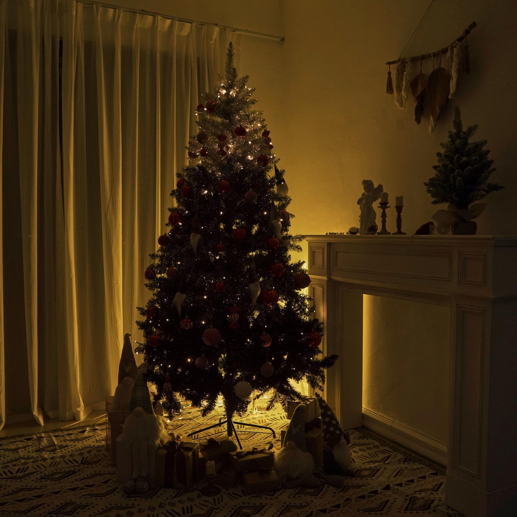 Foto 6 | Árbol de Navidad Senjie Negro-Venta Internacional