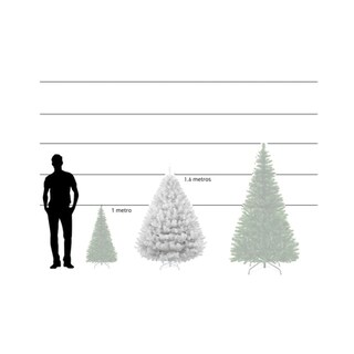 Foto 4 | Árbol de Navidad Dosyu Blanco de 160 cm