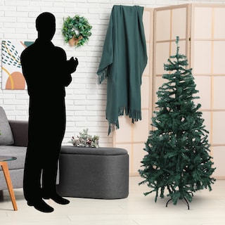 Foto 7 | Árbol de Navidad Artificial Frondoso 1.60 m