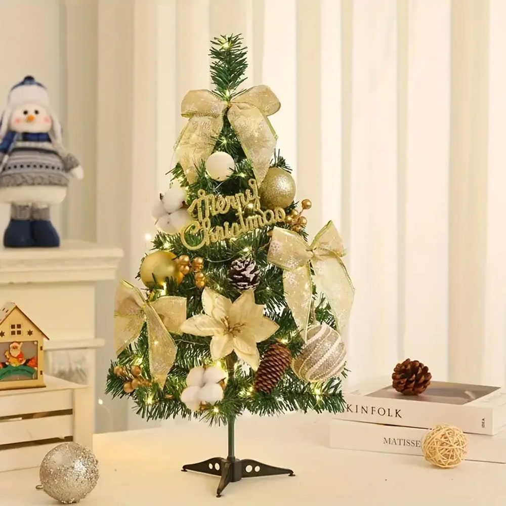 Foto 4 pulgar | Arbolito Navideño 60cm Pino Arbol De Navidad Para Escritorio Mini