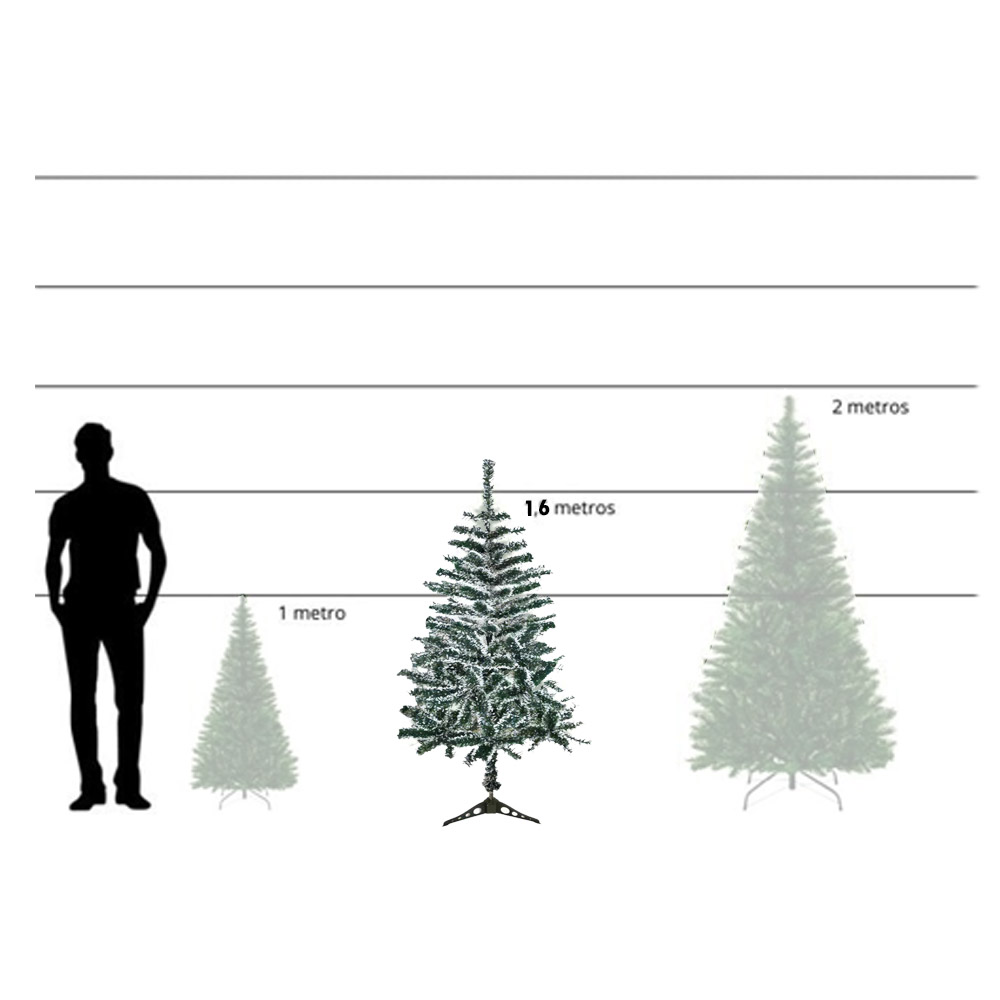 Foto 4 | Arbol De Navidad Pino 160cm Arizona Con Efecto Nevado 500 Ramas