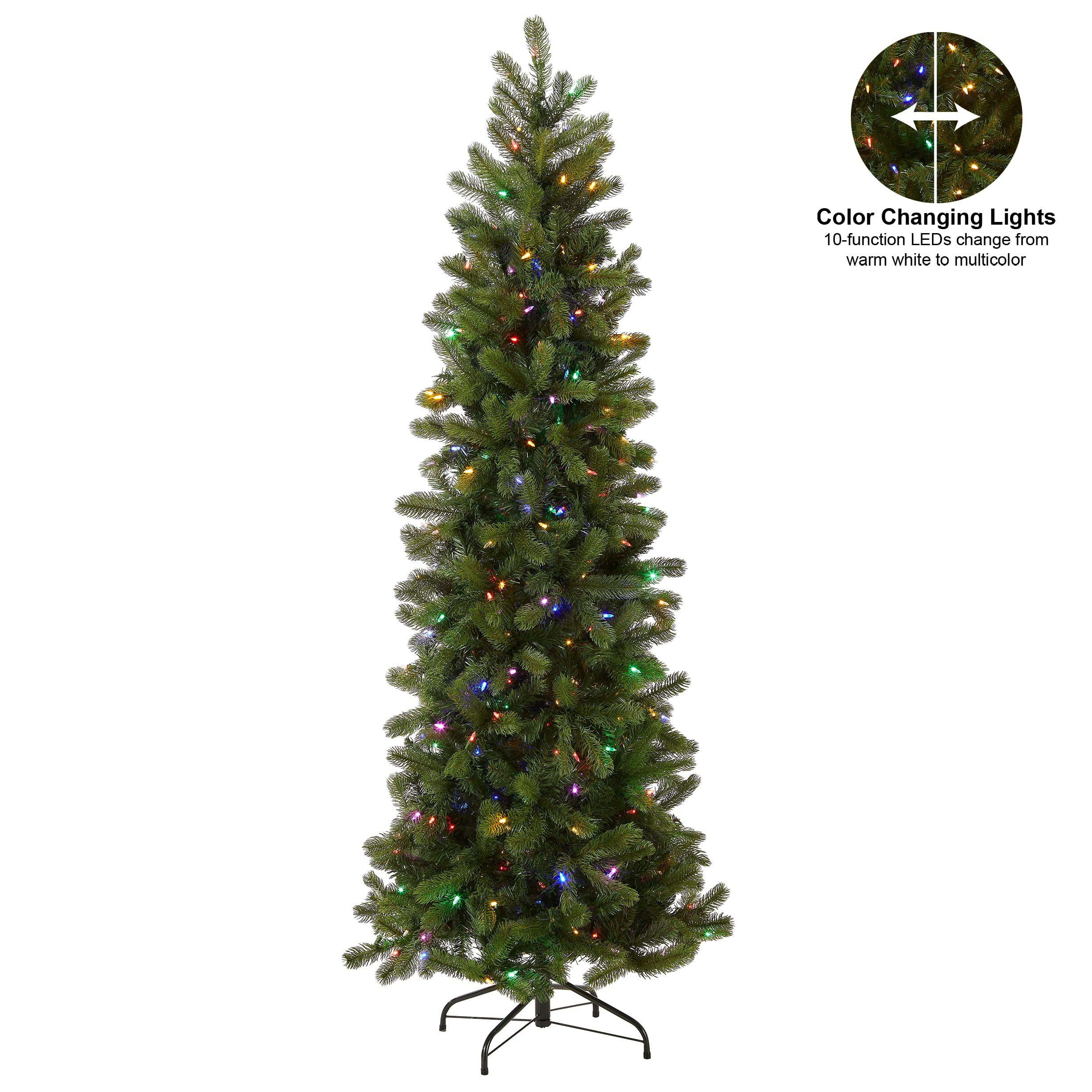 Foto 5 | Árbol De Navidad De National Tree Company, 6.5 Pies, Con Luces Led - Venta Internacional.