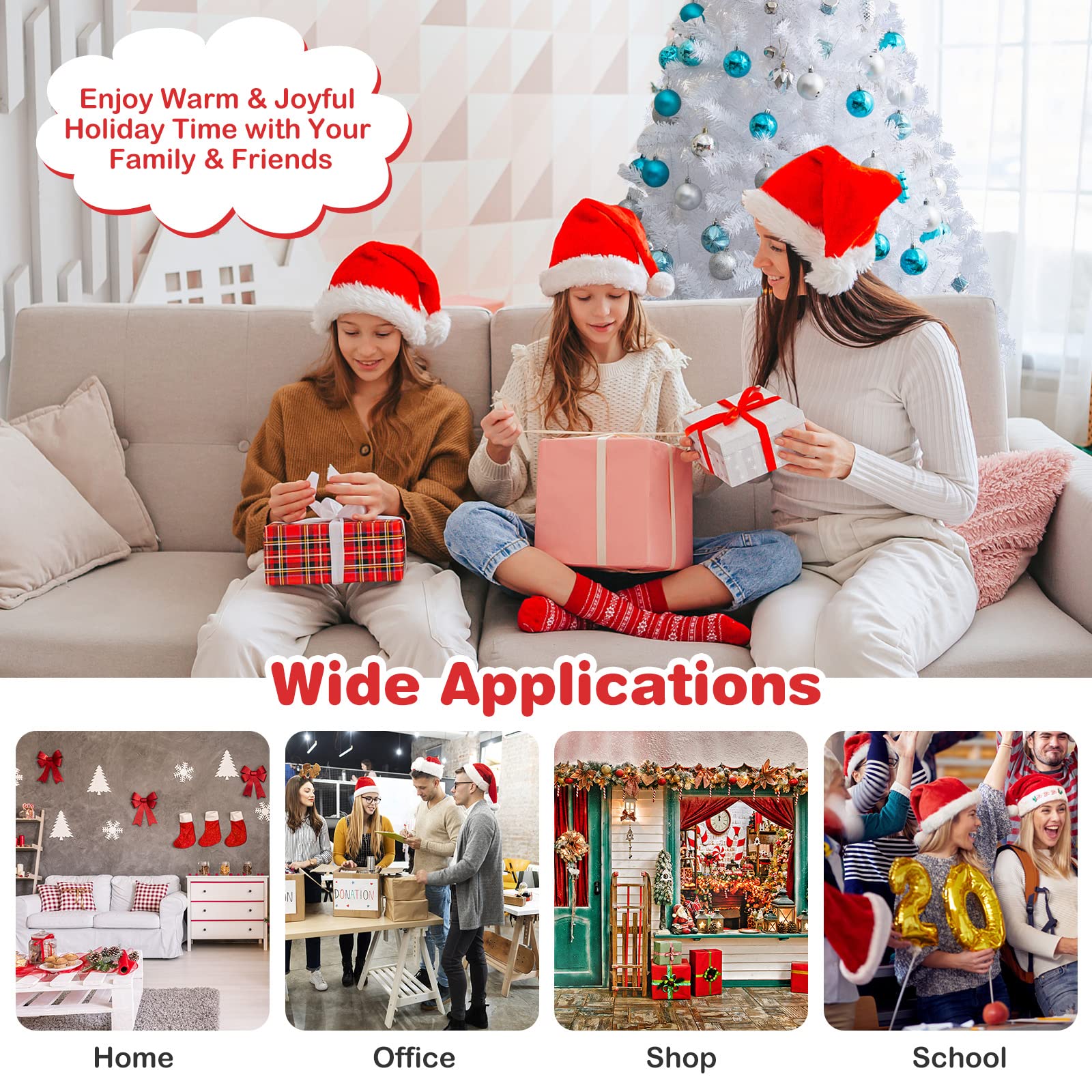Foto 7 pulgar | Árbol De Navidad Costway De Pvc Artificial Blanco Con Soporte, 7 Pies - Venta Internacional.