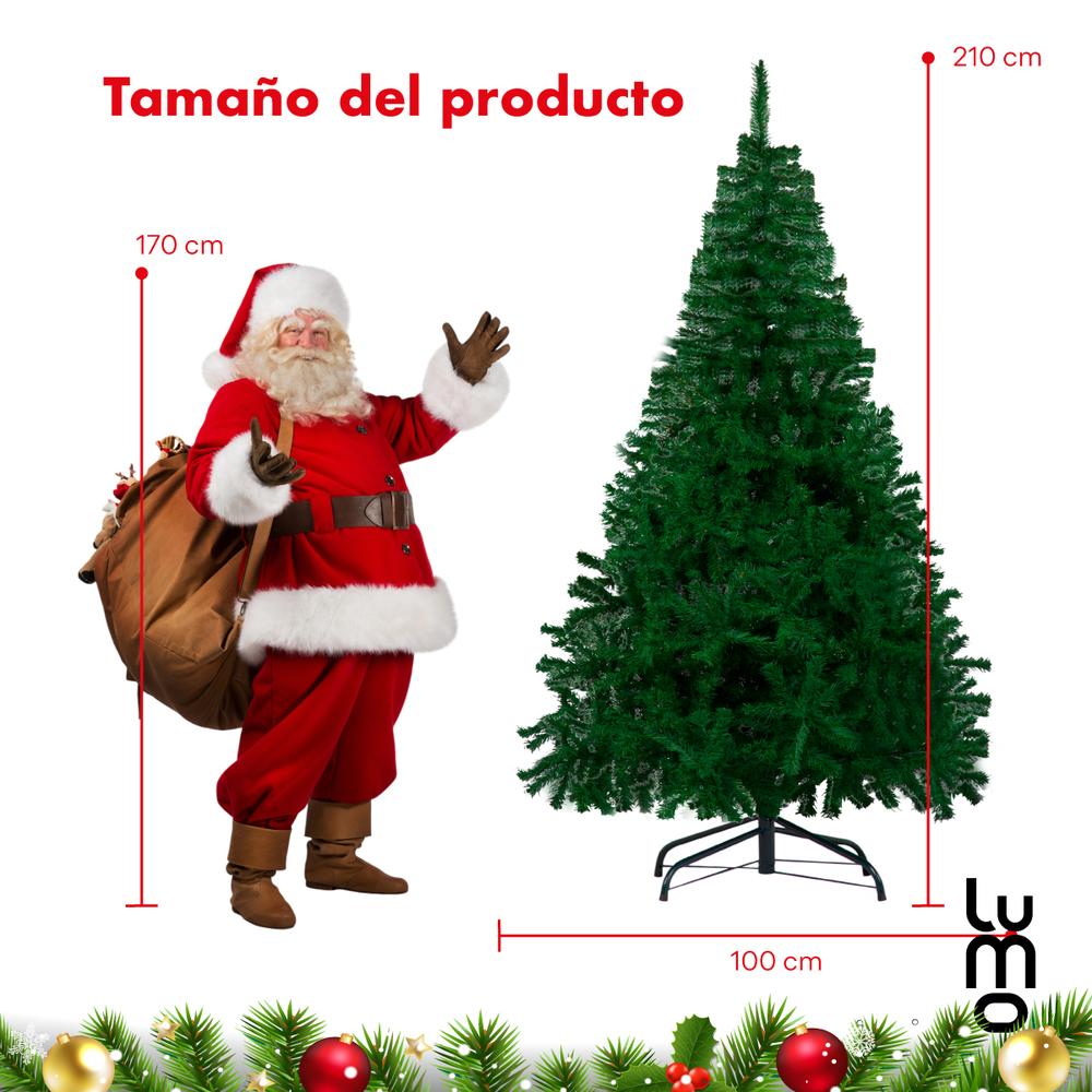Foto 2 | Arbol Pino De Navidad Artificial 2.10 Metros Frondoso Verde