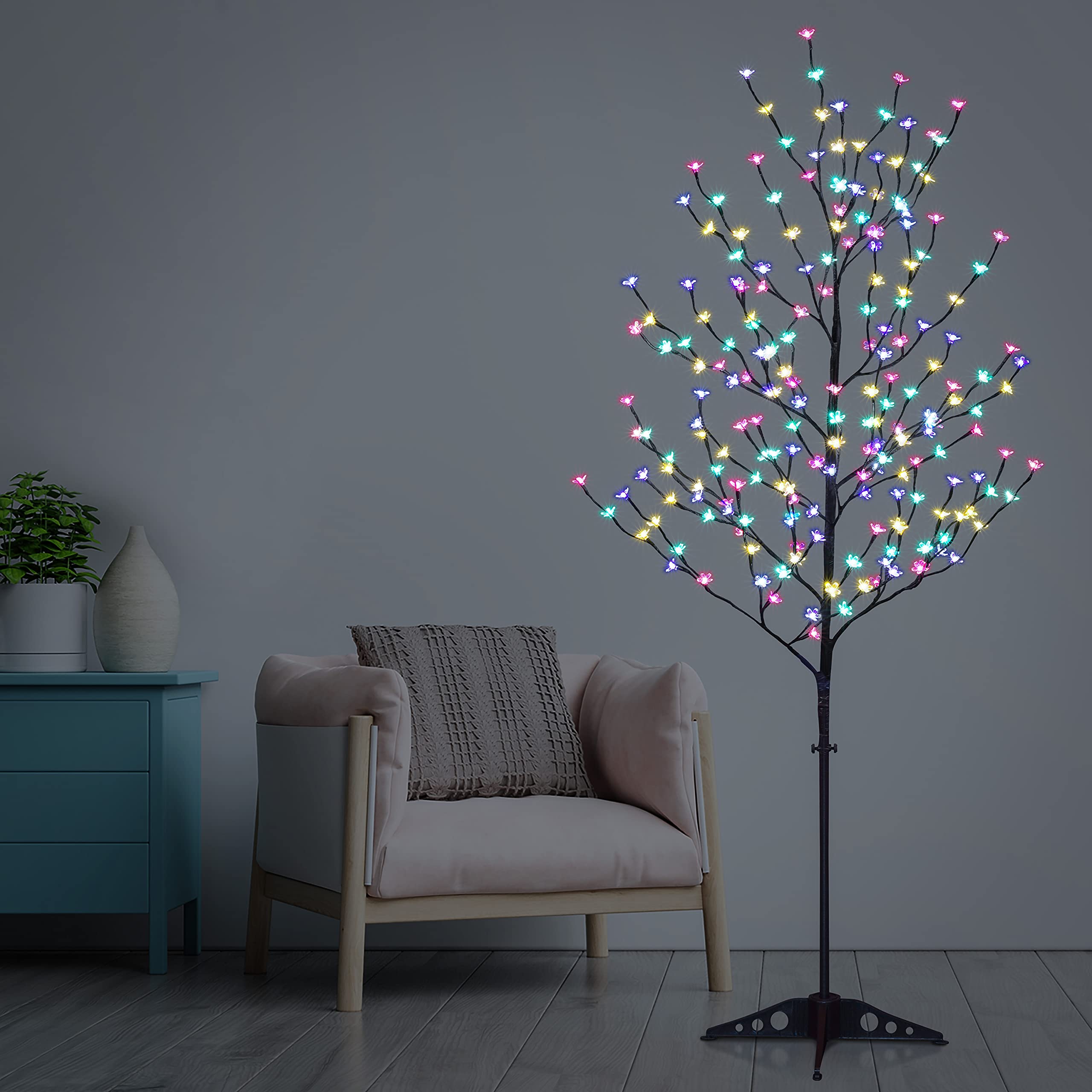 Foto 6 pulgar | Set De 3 Cerezos Led En Flor Lightshare 120 Cm 150 Cm 180 Cm - Venta Internacional.