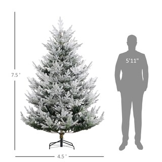 Foto 5 | Árbol de Navidad Homcom de 7.5 Pies-Venta Internacional