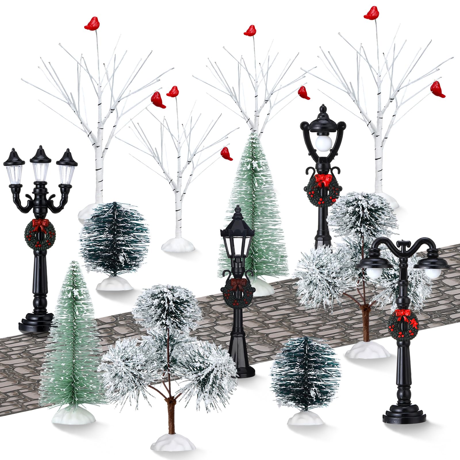 Foto 1 | Figura Navideña Village Accessories, 15 Unidades, Aoriher Elegant - Venta Internacional.