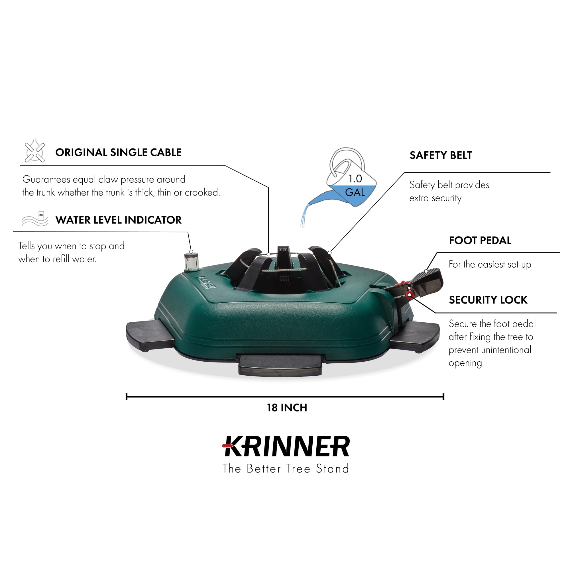 Foto 4 | Soporte Para Árbol De Navidad Krinner Tree Genie L (gen 2) - Venta Internacional.
