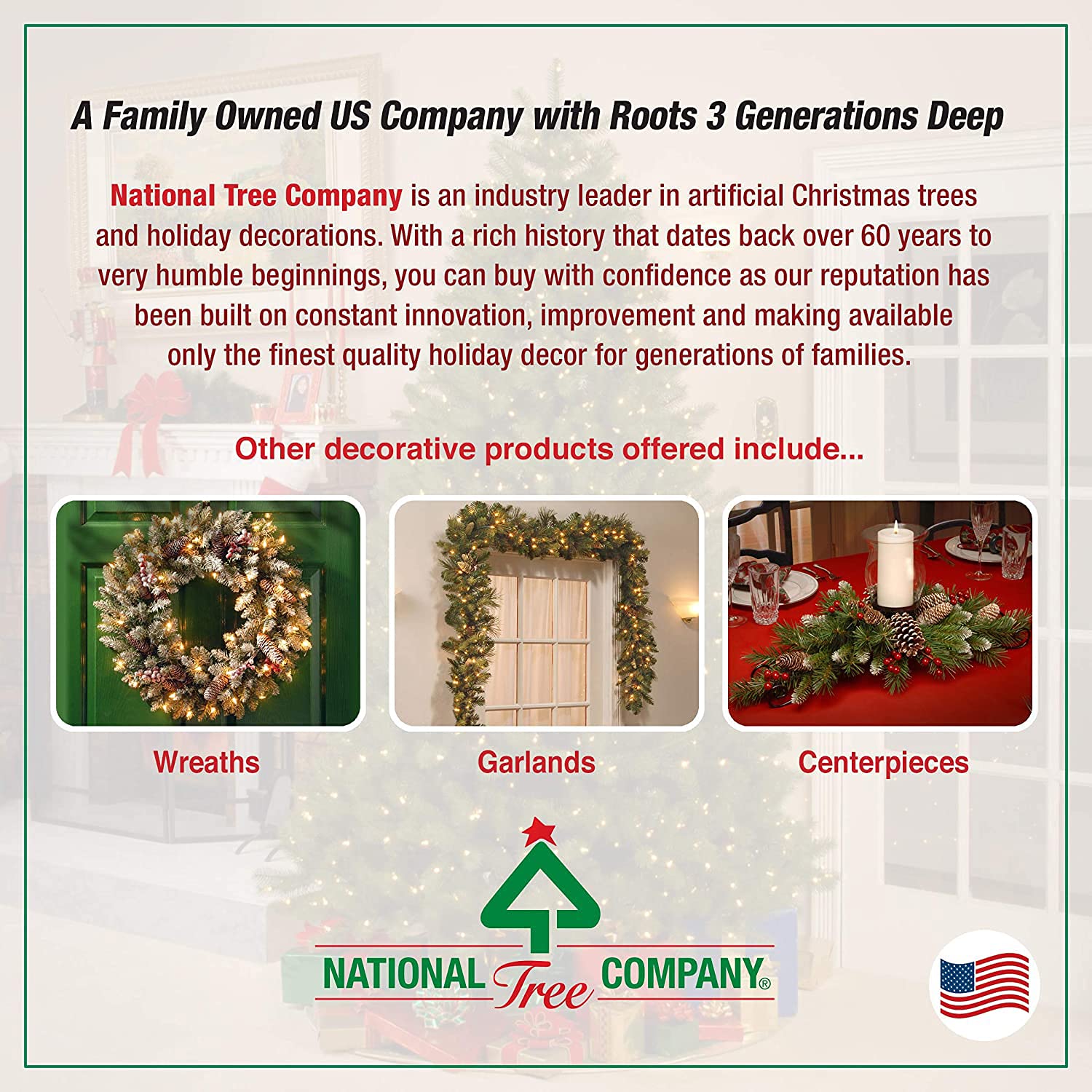 Foto 5 pulgar | Árbol De Navidad, National Tree Company, North Valley Spruce, 6 Pies - Venta Internacional.