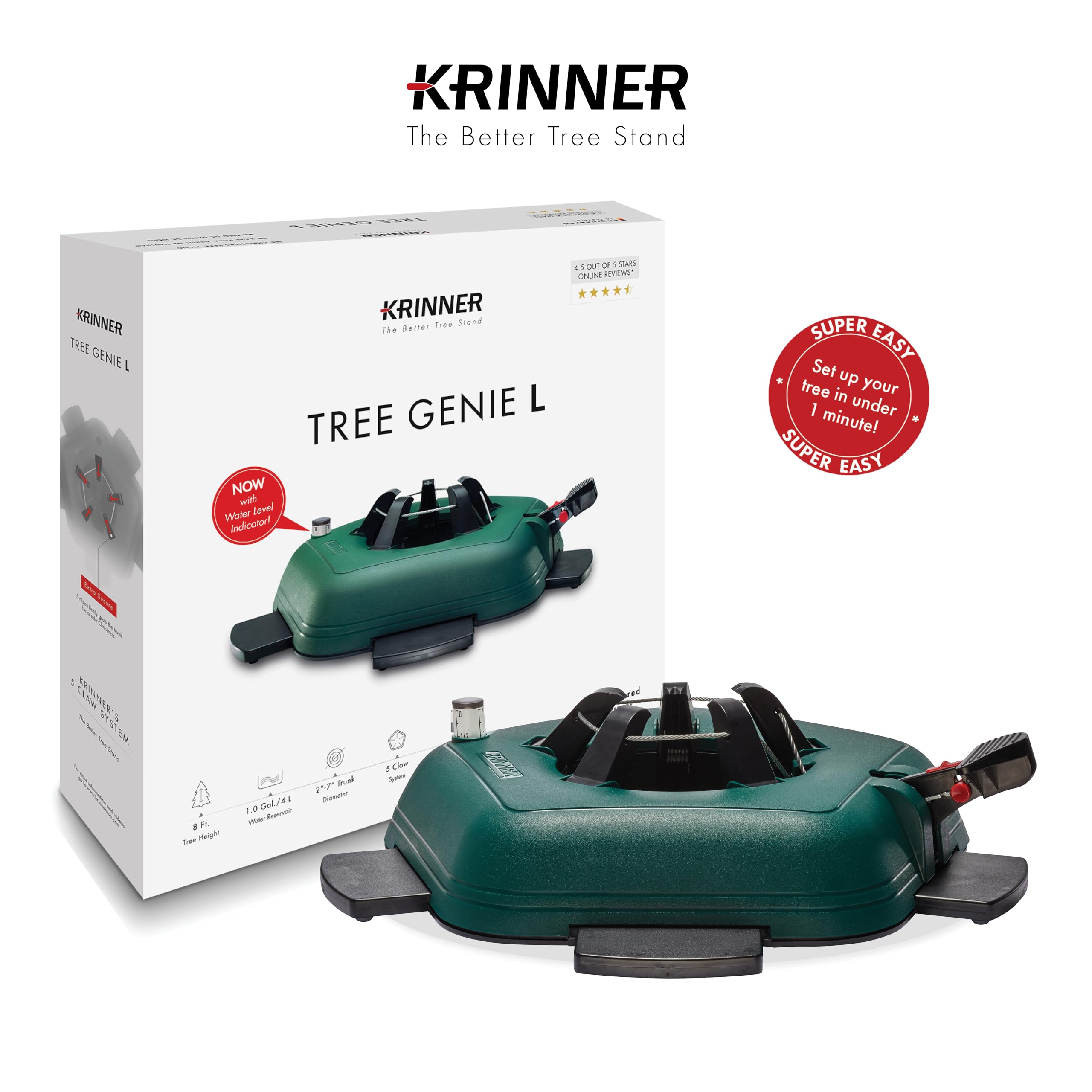 Foto 7 pulgar | Soporte Para Árbol De Navidad Krinner Tree Genie L (gen 2) - Venta Internacional.