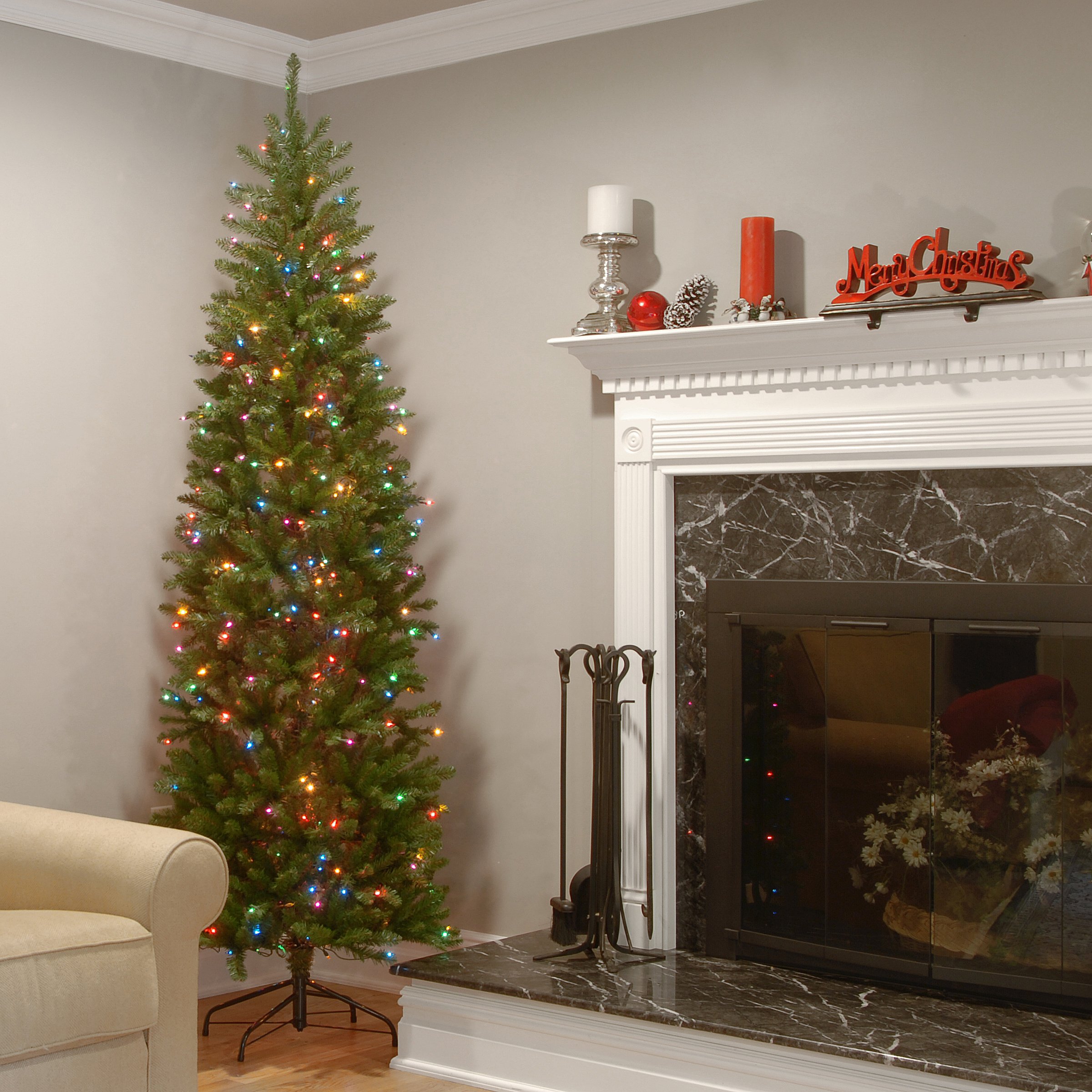 Foto 2 | Árbol De Navidad National Tree Company Kingswood Fir, 6.5 Pies - Venta Internacional.