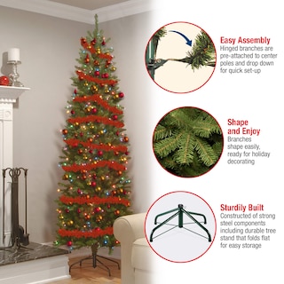 Foto 6 | Árbol De Navidad National Tree Company Kingswood Fir, 6.5 Pies - Venta Internacional.