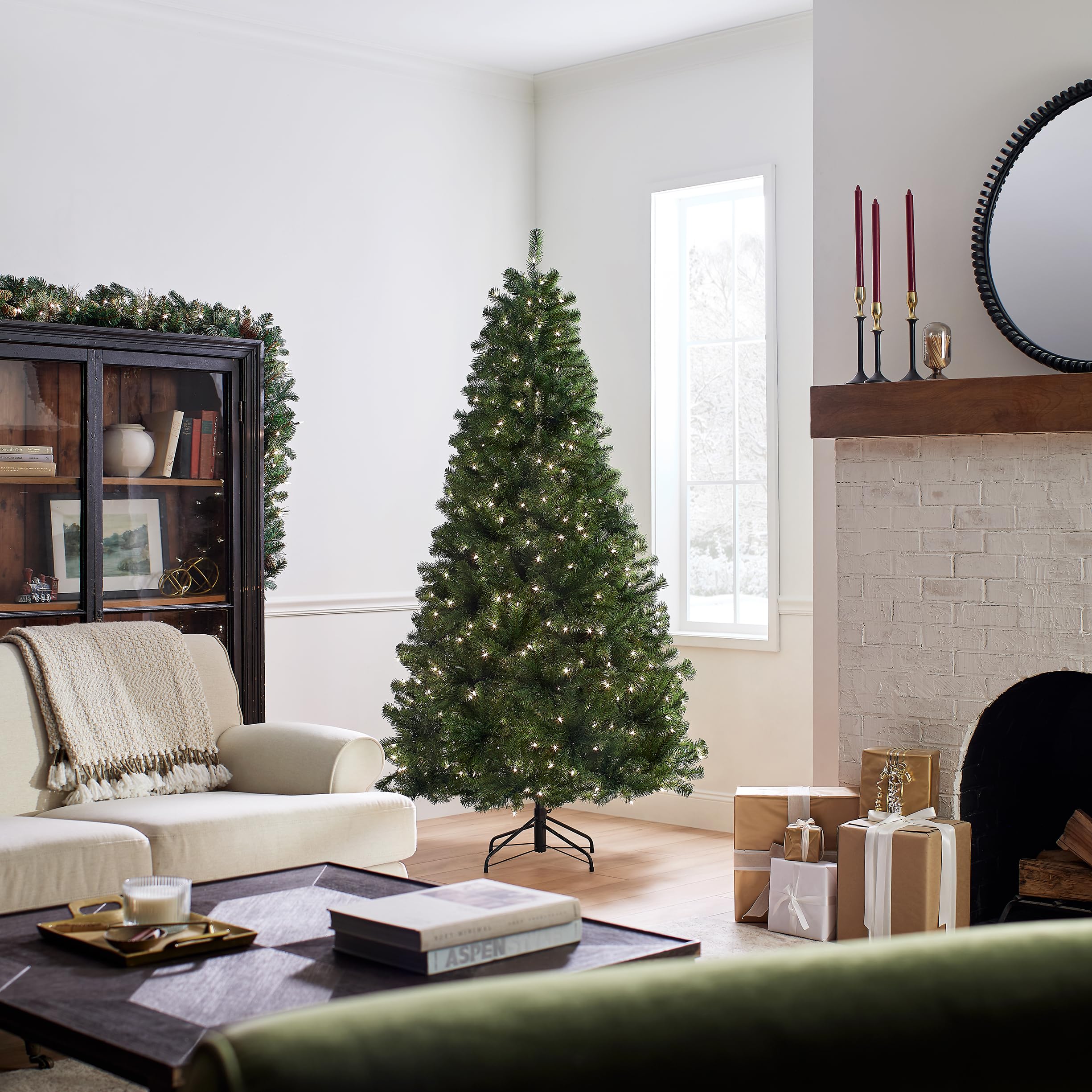 Foto 4 | Árbol De Navidad, National Tree Company, North Valley Spruce, 7 Pies - Venta Internacional.