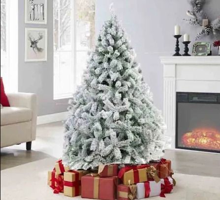 Foto 5 | Árbol de Navidad Artificial Frondoso de 1.50 m con 349 Ramas Verde Nevado