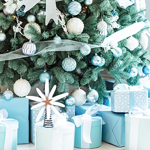 Foto 6 pulgar | Decoración Para Árbol De Navidad Aoriher, Resina Con Forma De Estrella De Mar, Color Blanco/naranja - Venta Internac
