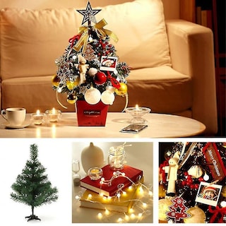 Foto 2 | Expositor De Adornos Navideños Yesfit Diy, Mini Árbol De Navidad - Venta Internacional.