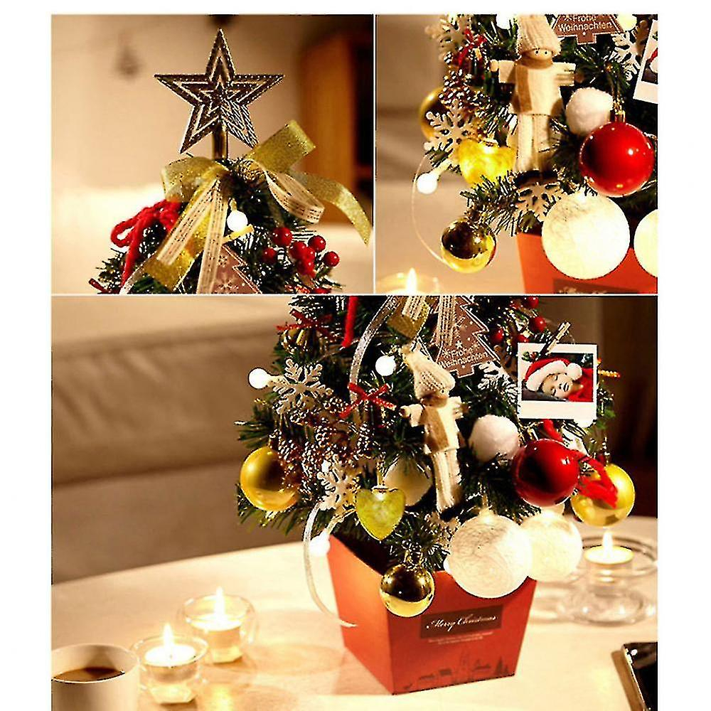 Foto 5 pulgar | Expositor De Adornos Navideños Yesfit Diy, Mini Árbol De Navidad - Venta Internacional.