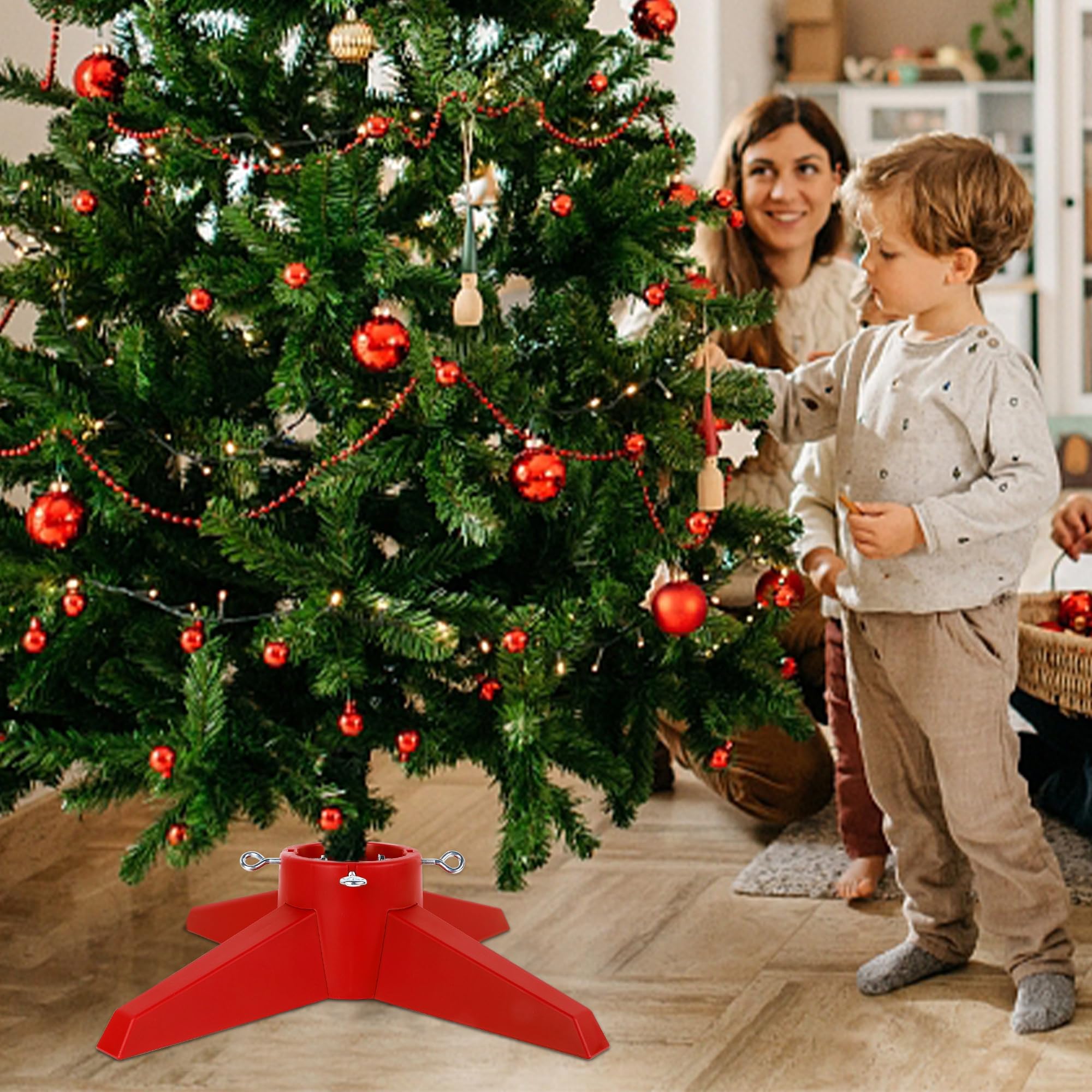 Foto 5 | Soporte Para Árbol De Navidad Forup Soporte Base Para Árbol De Navidad De 8 Pies - Venta Internacional.