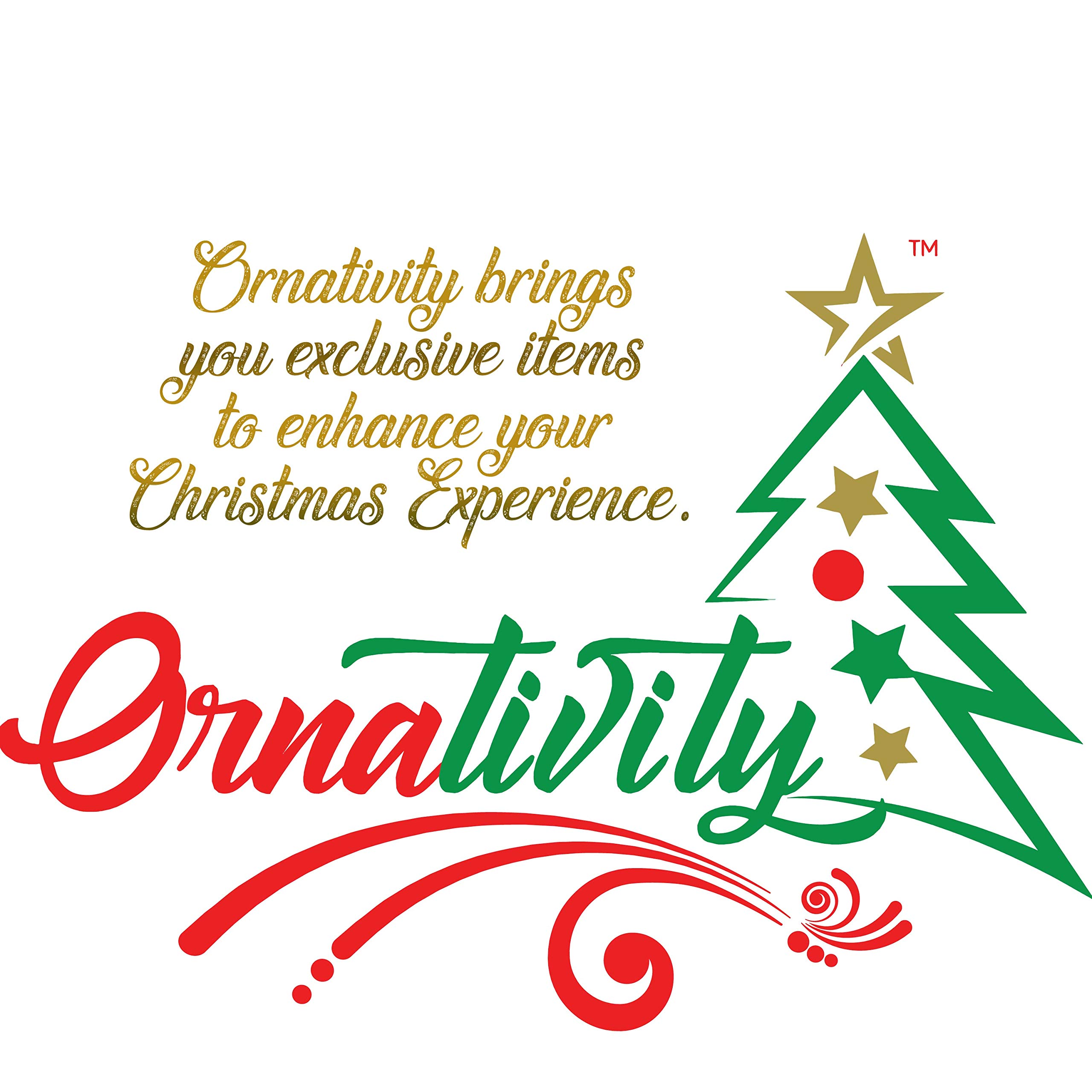 Foto 6 pulgar | Decoración Para Árbol De Navidad Con Forma De Estrella Dorada Con Purpurina, 5 Cm - Venta Internacional.