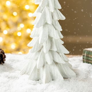 Foto 5 | Árbol De Navidad Glitzhome De Resina, 37,5 Cm De Alto, Pintado A Mano - Venta Internacional.