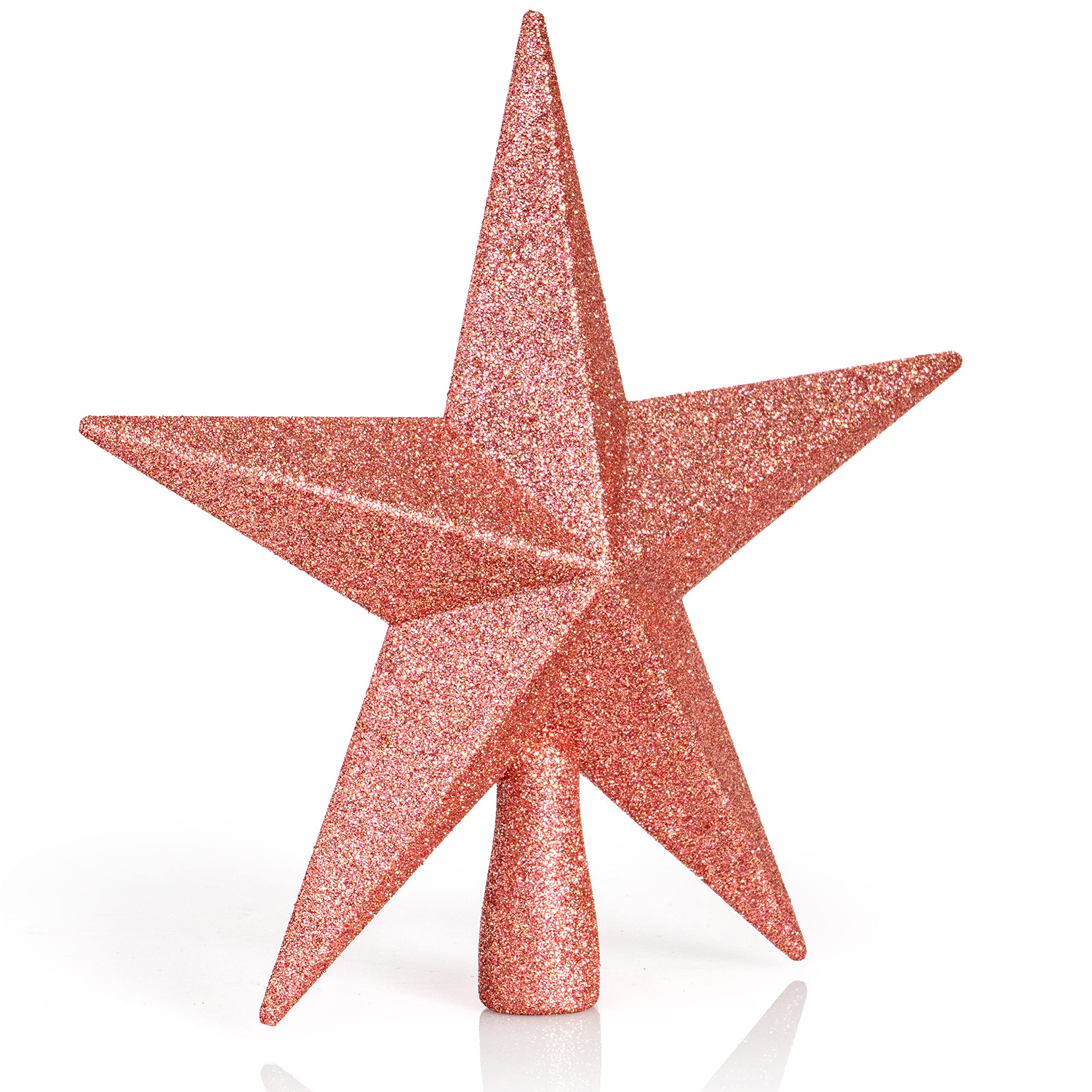 Foto 3 pulgar | Adorno Para Árbol, Estrella Con Purpurina, 20 Cm, Decoración Navideña - Venta Internacional.