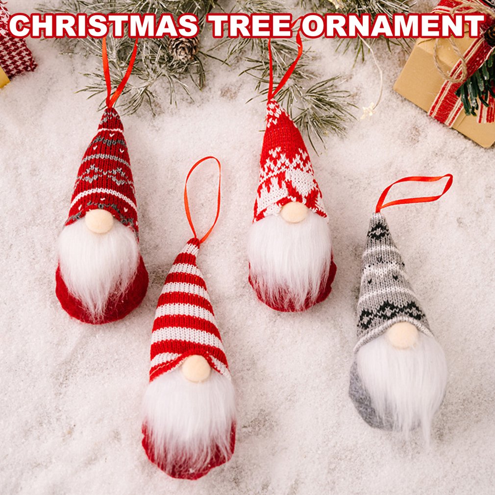 Foto 3 | Colgante De Navidad Para Colgar En Forma De Árbol, Gnomos Elfos De Peluche - Venta Internacional.