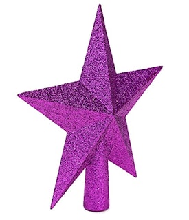 Foto 4 | Decoración Con Forma De Estrella En La Copa De Un Árbol Con - Venta Internacional.