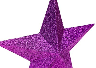 Foto 5 | Decoración Con Forma De Estrella En La Copa De Un Árbol Con - Venta Internacional.