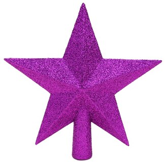 Foto 6 | Decoración Con Forma De Estrella En La Copa De Un Árbol Con - Venta Internacional.