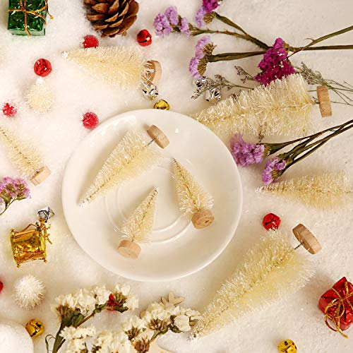 Foto 6 | Miniárboles De Navidad Artificiales Satinior, 60 Unidades Con Base - Venta Internacional.