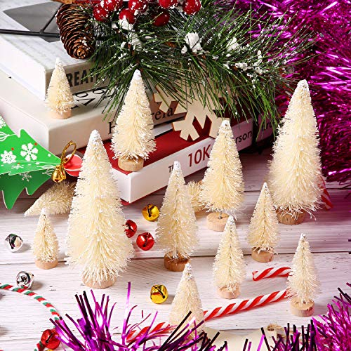 Foto 8 pulgar | Miniárboles De Navidad Artificiales Satinior, 60 Unidades Con Base - Venta Internacional.