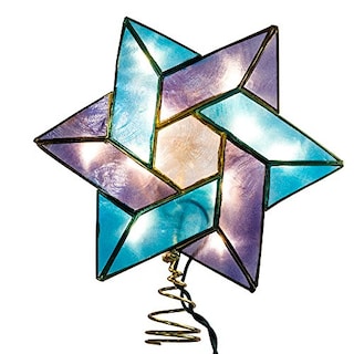 Foto 2 | Árbol De Navidad Kurt Adler Con 10 Luces, Color Estrella De - Venta Internacional.
