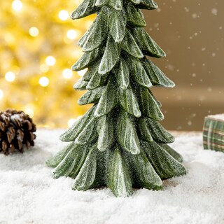 Foto 5 | Árbol De Navidad De Mesa Glitzhome, Resina Artificial, 37 Cm De Alto - Venta Internacional.