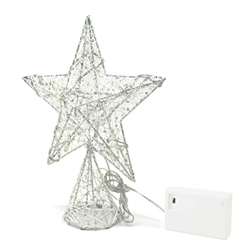 Foto 2 pulgar | Homedeco. Estrella Blanca En Forma De Árbol Con Luces Led De - Venta Internacional.