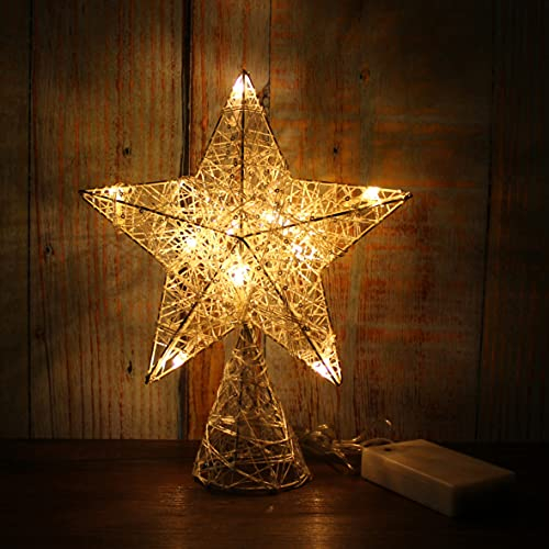 Foto 3 pulgar | Homedeco. Estrella Blanca En Forma De Árbol Con Luces Led De - Venta Internacional.