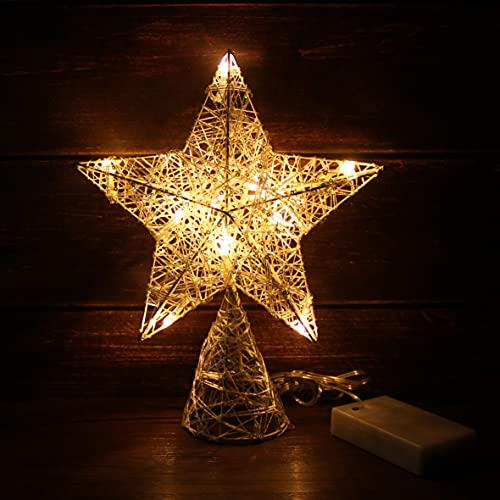 Foto 5 pulgar | Homedeco. Estrella Blanca En Forma De Árbol Con Luces Led De - Venta Internacional.