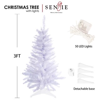 Foto 2 | Árbol De Navidad Artificial Senjie De 90 Cm Con 160 Puntas De Rama - Venta Internacional.