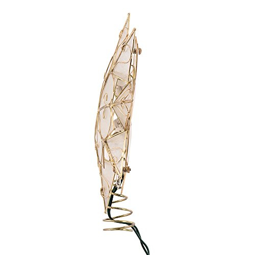 Foto 6 pulgar | Adorno Para Árbol De Navidad Con Forma De Estrella Capiz De 8 Puntas De Kurt Adler - Venta Internacional.