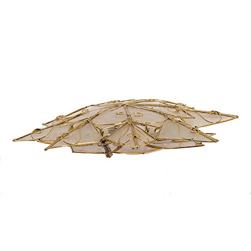 Foto 8 pulgar | Adorno Para Árbol De Navidad Con Forma De Estrella Capiz De 8 Puntas De Kurt Adler - Venta Internacional.