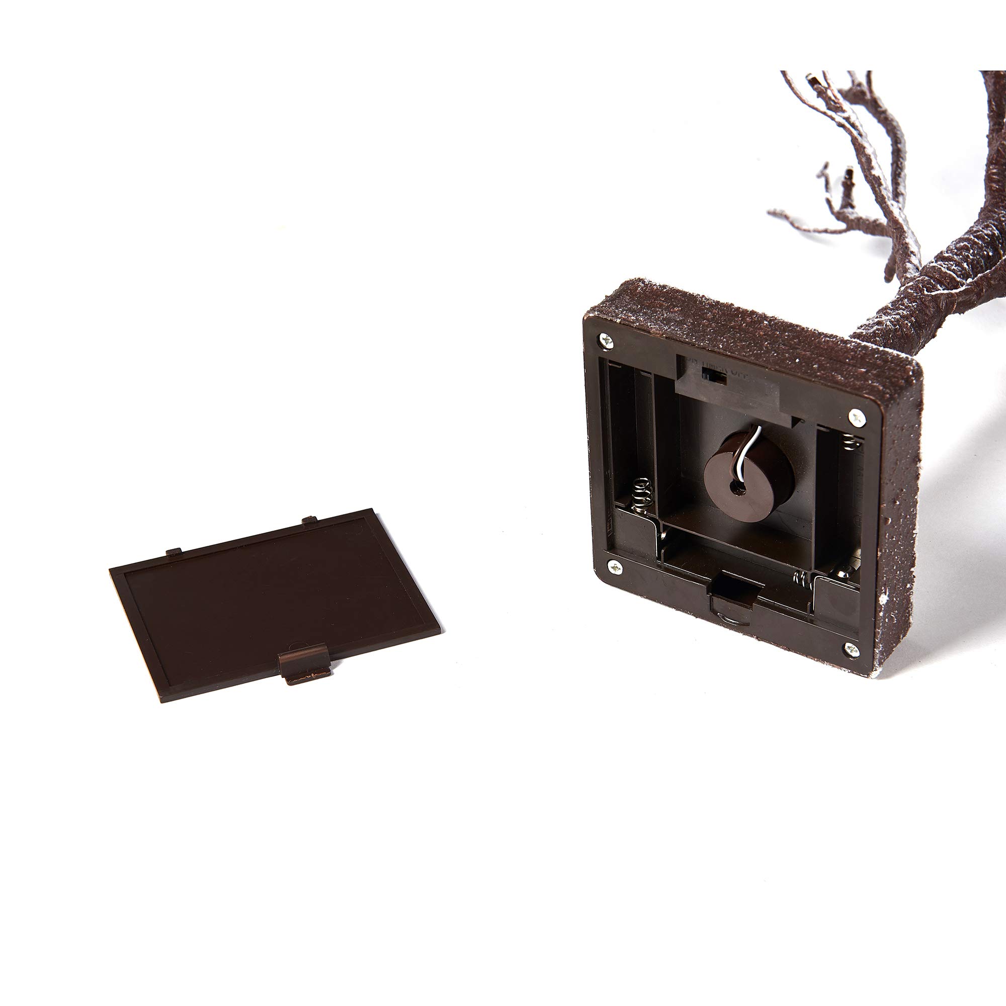 Foto 7 | Árbol De Navidad Hairui, Mesa Preiluminado, Espolvoreado Con Nieve Y Temporizador - Venta Internacional.