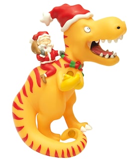 Foto 2 | Adorno Para Árbol De Navidad, Tree Buddees, Papá Noel Montando Un T-rex - Venta Internacional.
