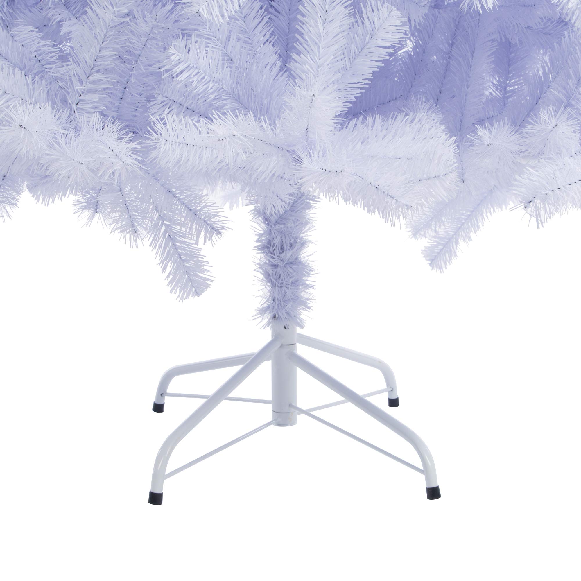 Foto 4 pulgar | Árbol De Navidad Sunnyglade Premium White De 1,2 M Con Soporte - Venta Internacional.