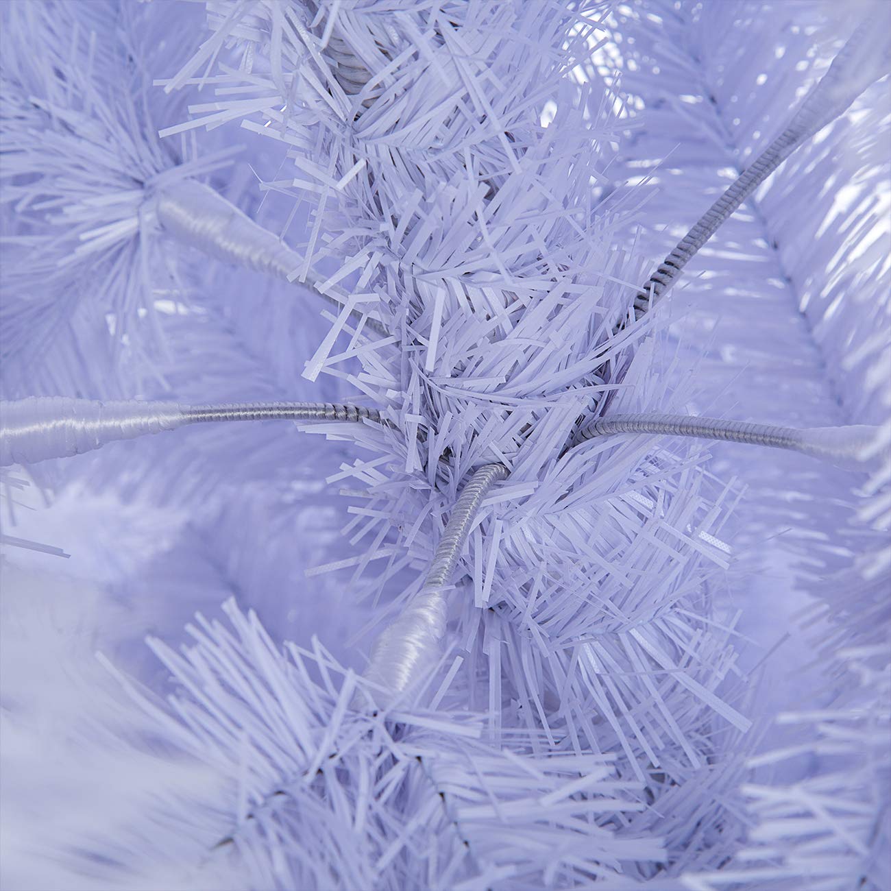 Foto 4 | Árbol De Navidad Sunnyglade Premium White De 1,2 M Con Soporte - Venta Internacional.