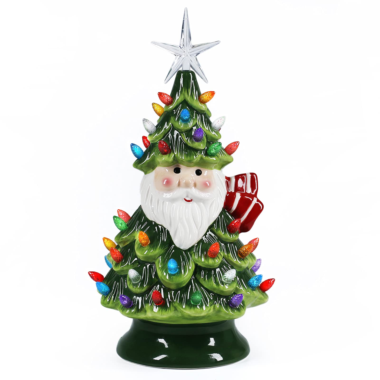 Mesa Sunnyglade De Cerámica Para Árbol De Navidad Con 50 Led De 11 Pulgadas - Venta Internacional. $804