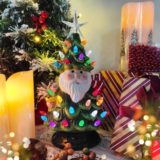 Foto 3 | Mesa Sunnyglade De Cerámica Para Árbol De Navidad Con 50 Led De 11 Pulgadas - Venta Internacional.