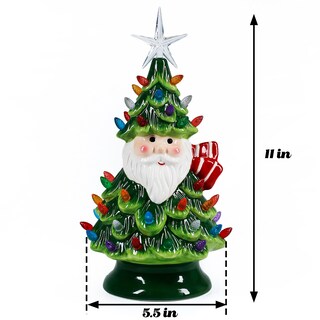Foto 7 | Mesa Sunnyglade De Cerámica Para Árbol De Navidad Con 50 Led De 11 Pulgadas - Venta Internacional.