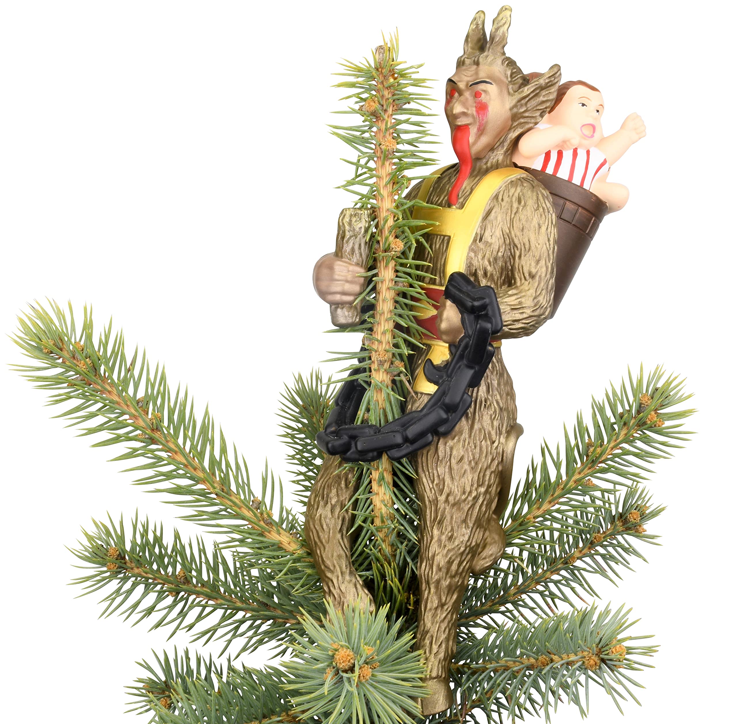 Foto 6 pulgar | Adorno Para Árbol De Navidad Buddees Creepy Krampus, 25 Cm - Venta Internacional.