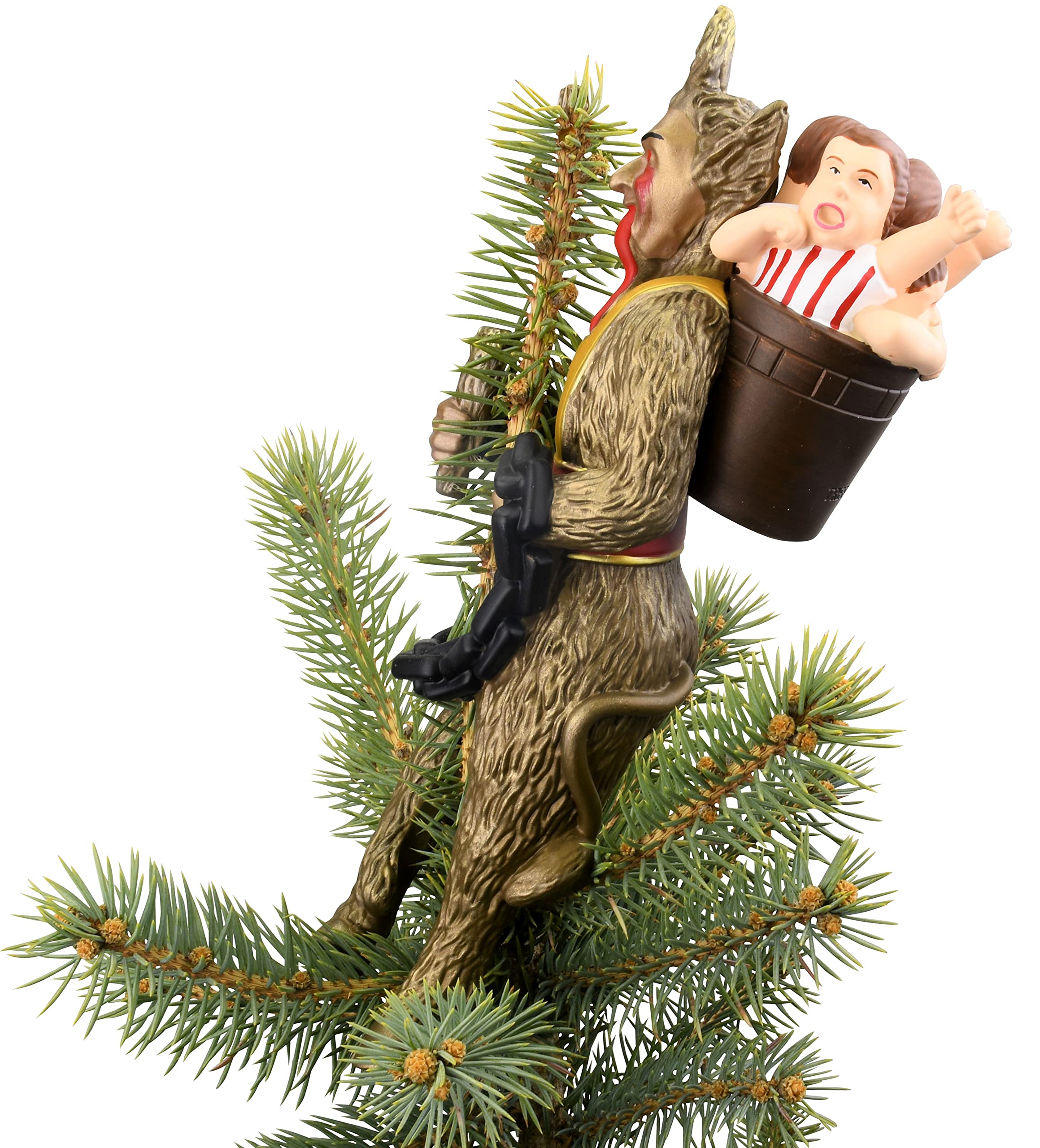 Foto 7 pulgar | Adorno Para Árbol De Navidad Buddees Creepy Krampus, 25 Cm - Venta Internacional.