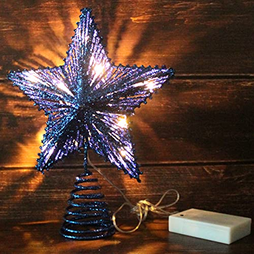 Foto 3 | Homedeco. Estrella Azul Brillante En La Copa Del Árbol En 3d - Venta Internacional.